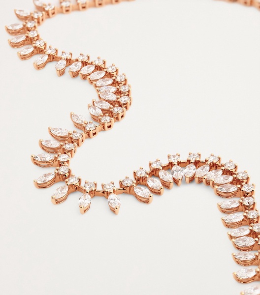 Rose Gold and Marquise Diamond Choker