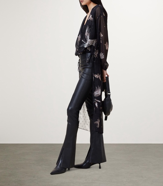 Sheer Printed Avala Top