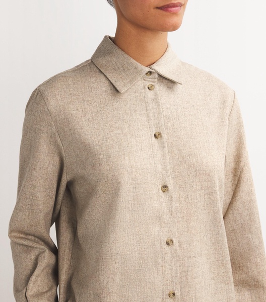 Lambswool-Cashmere London Pyjama Shirt