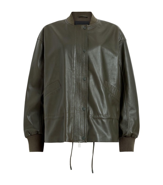 Leather Sofi Bomber Jacket