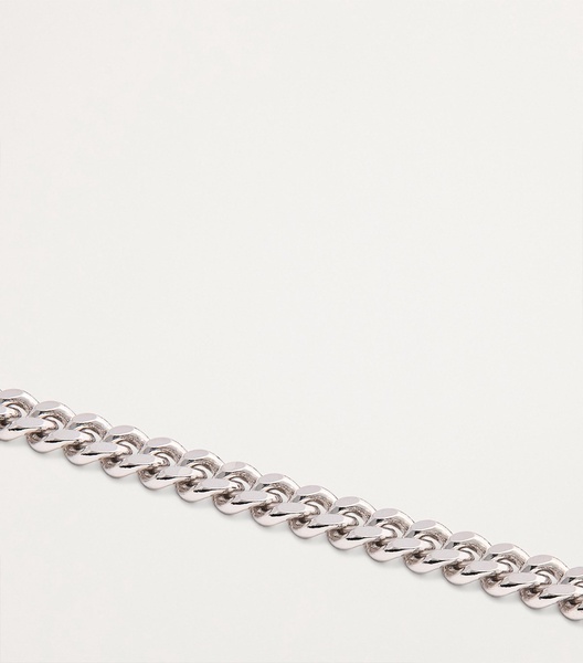 Medium Sterling Silver Curb Chain Bracelet