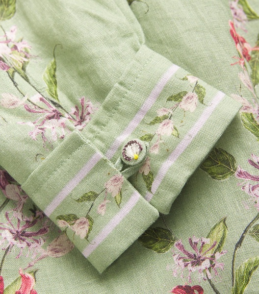 Linen Floral Print Cecilia Shirt