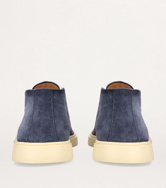 Suede Bones Ankle Boots