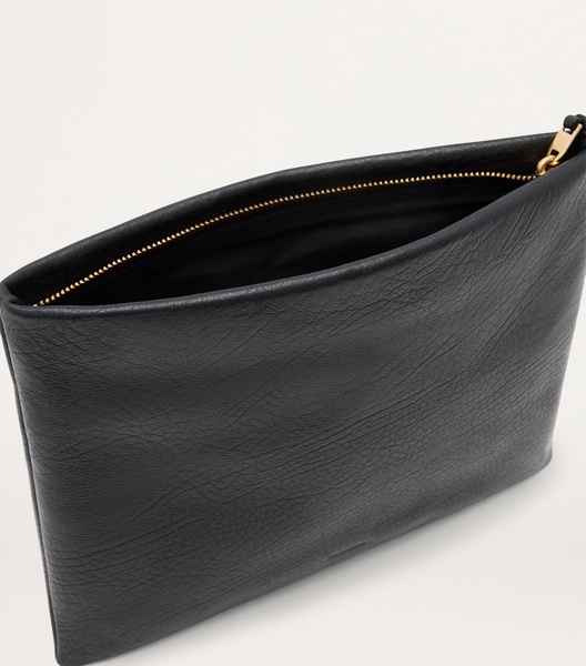 Leather Bettina Clutch Bag