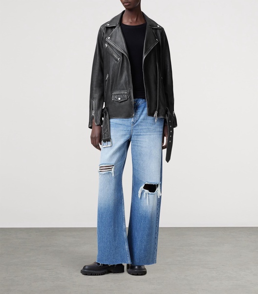 Leather Billie Biker Jacket