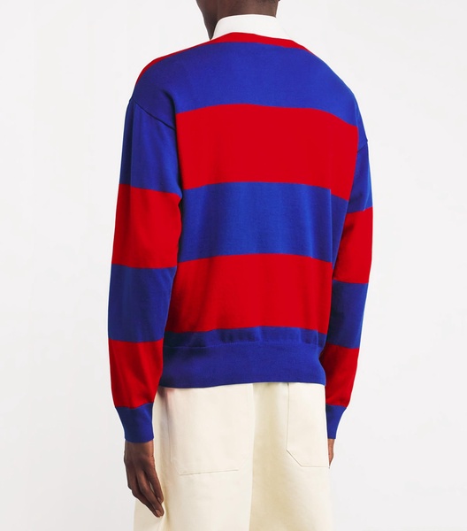 Cotton Knit Rugby Shirt