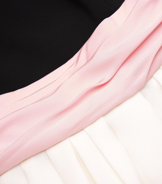 Cummerbund-Detail Gown