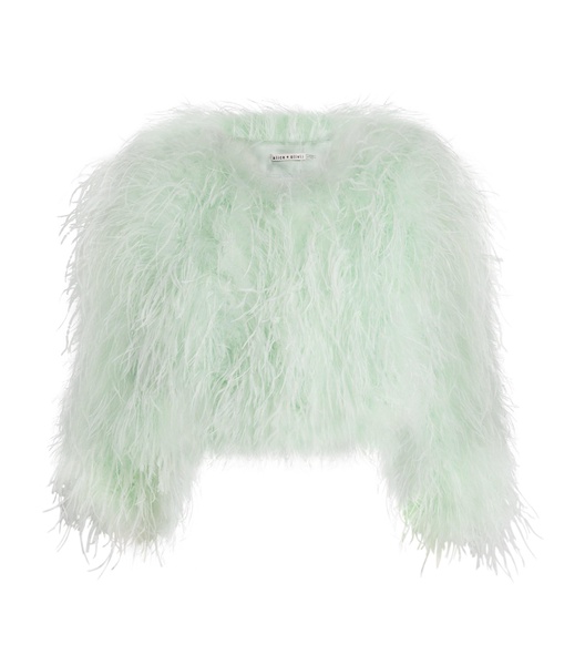 Ostrich Feather Kidman Jacket