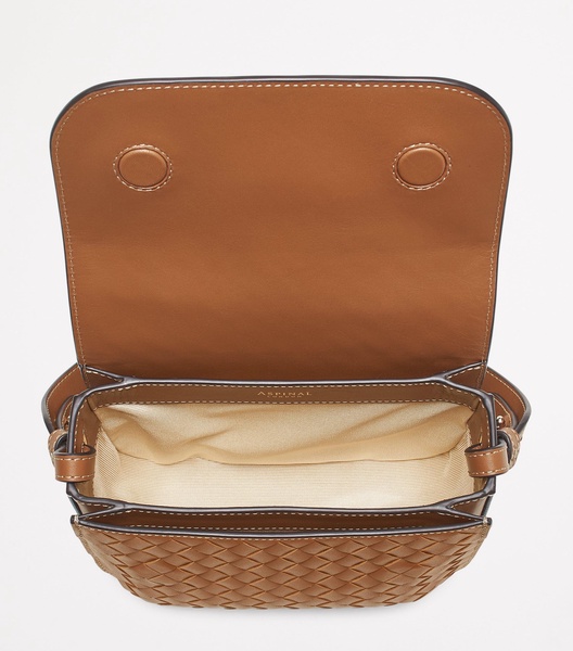 Woven Leather Ella Cross-Body Bag