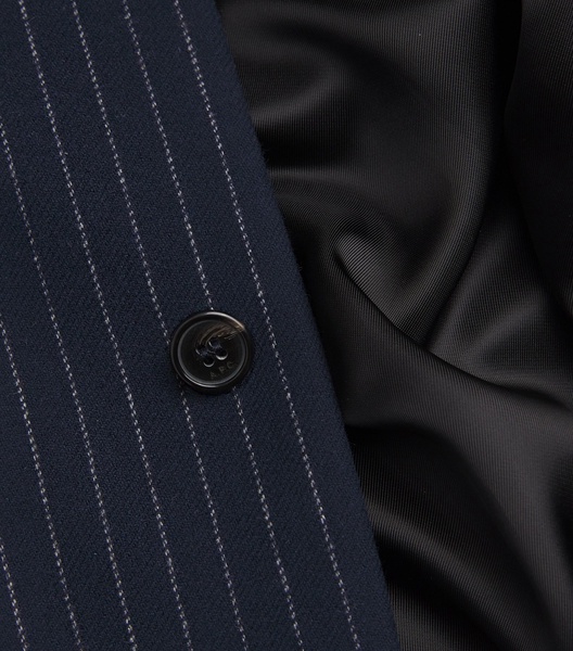 Wool-Blend Striped Jacket