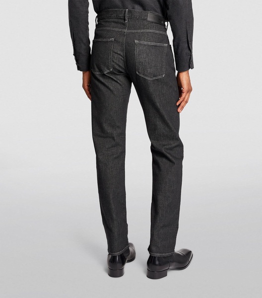 Straight Mid-Rise Jeans