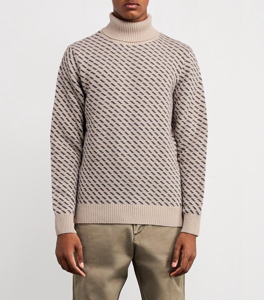 Cotton Masham Rollneck Sweater