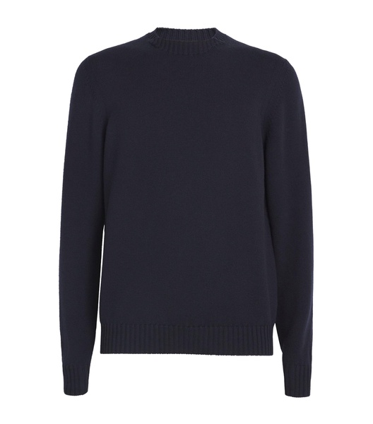 Virgin Wool Crew Neck Sweater