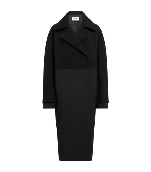 Stretch-Virgin Wool Coat