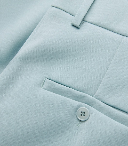 Virgin Wool Tailored Trousers