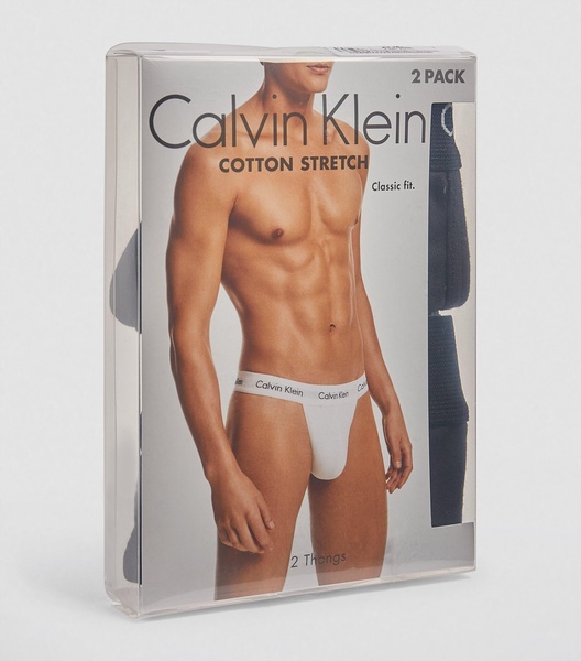 Stretch-Cotton Thong Briefs (Pack Of 2)