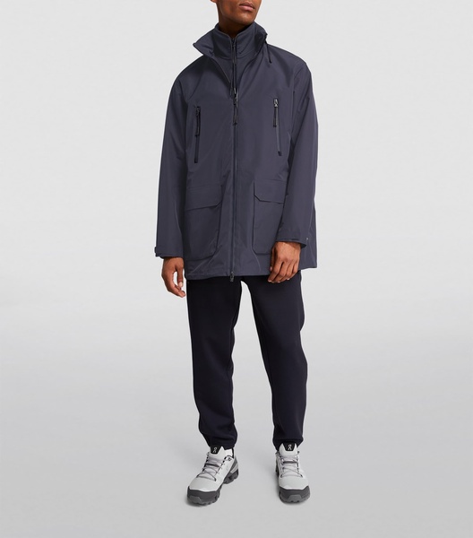 Water-Repellent Travel Essentials Long Jacket