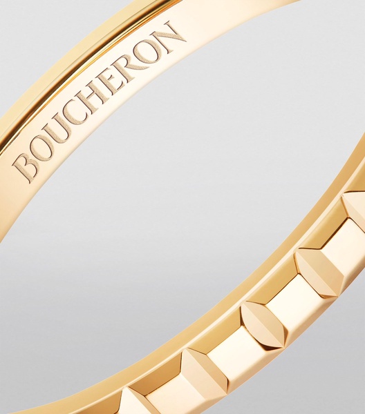 Mini Yellow Gold Clou de Paris Wedding Ring