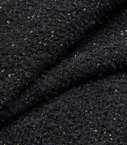 Sequinned Short-Sleeve Sweater