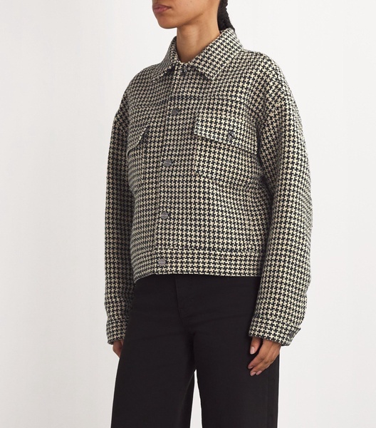 Tweed Houndstooth Jacket