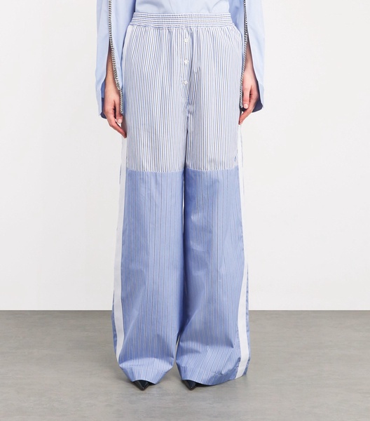 Organic Cotton Striped Trousers