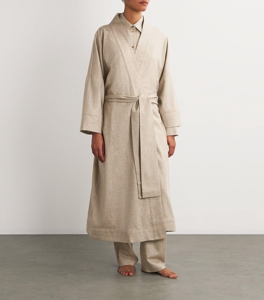 Lambswool-Cashmere Athens Robe