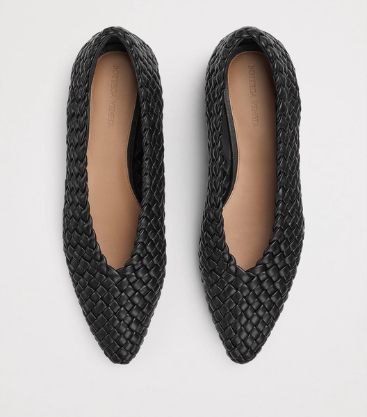 Intreccio Leather Sofia Ballet Flats