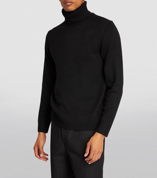 Wool-Blend Rollneck Sweater