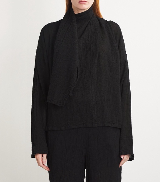 Karami Wool Tie-Neck Blouse