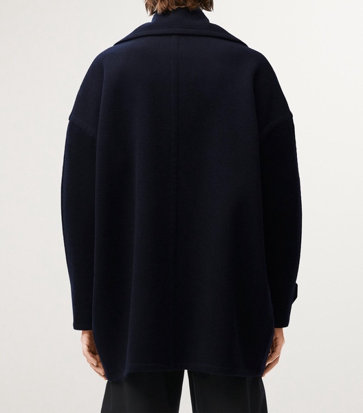 Wool Pebble Pea Coat