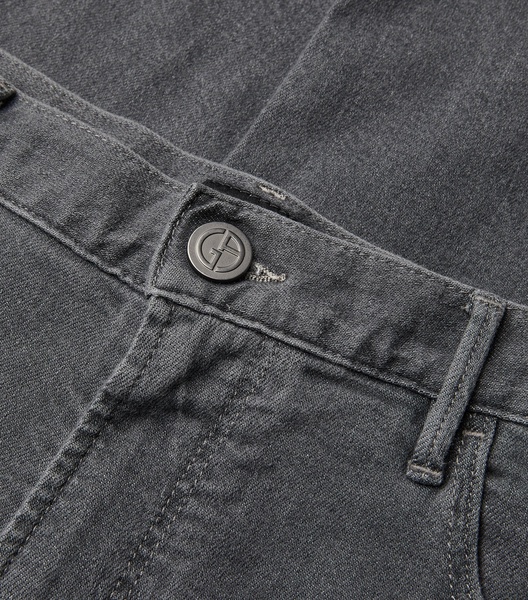 Stretch-Cotton Straight Jeans