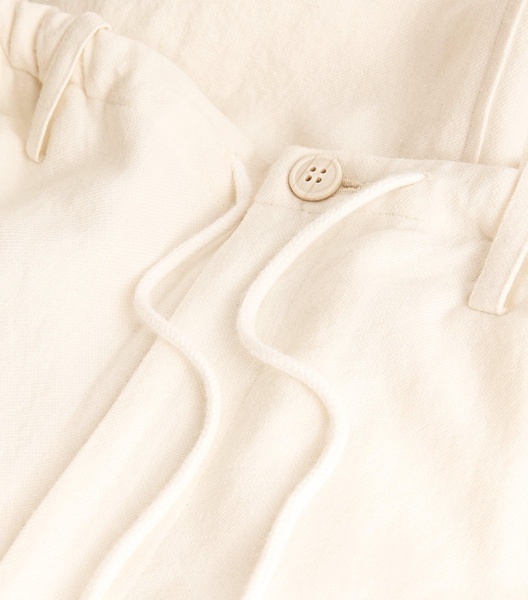 Drawstring Straight Trousers