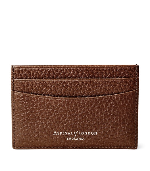 Grained Leather Slim Card Holder