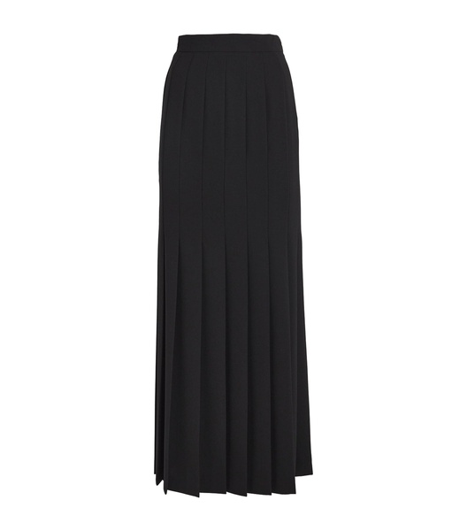 Pleated Maxi Skirt