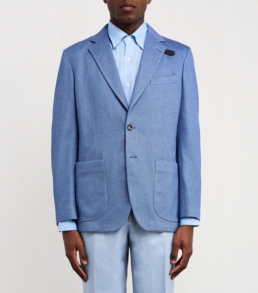 Silk-Cotton Blazer