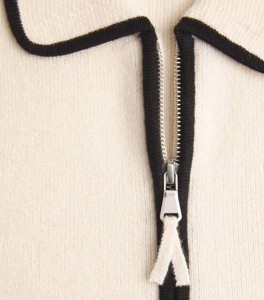 Virgin Wool-Cashmere Cardigan