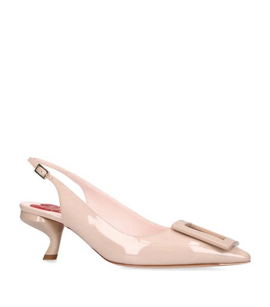 Virgule Slingback Pumps 55