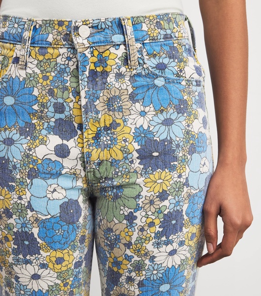 Floral The Rambler Straight Jeans