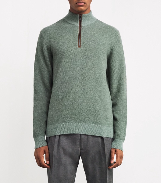 Cashmere Half-Zip Sweater