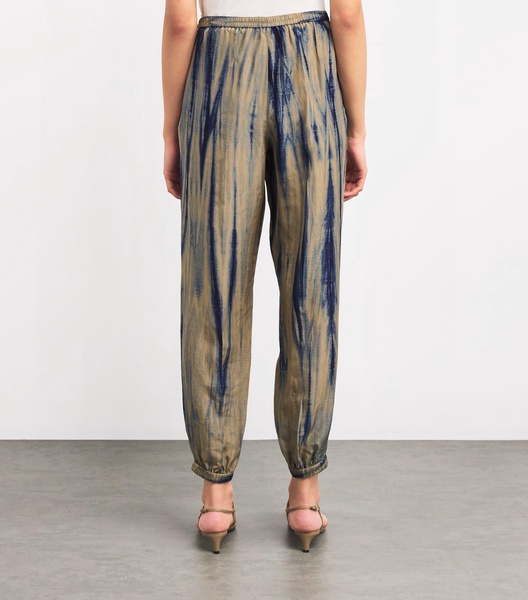 Silk Tie-Dye Taio Trousers