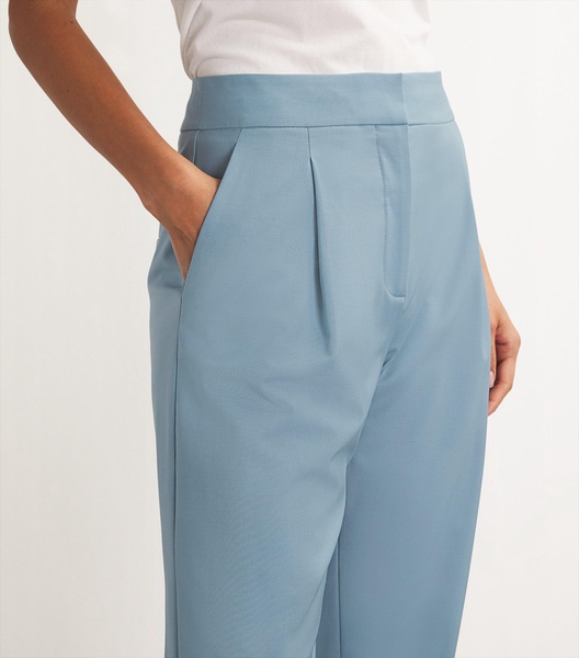 Wool-Blend Robinne Wide-Leg Trousers