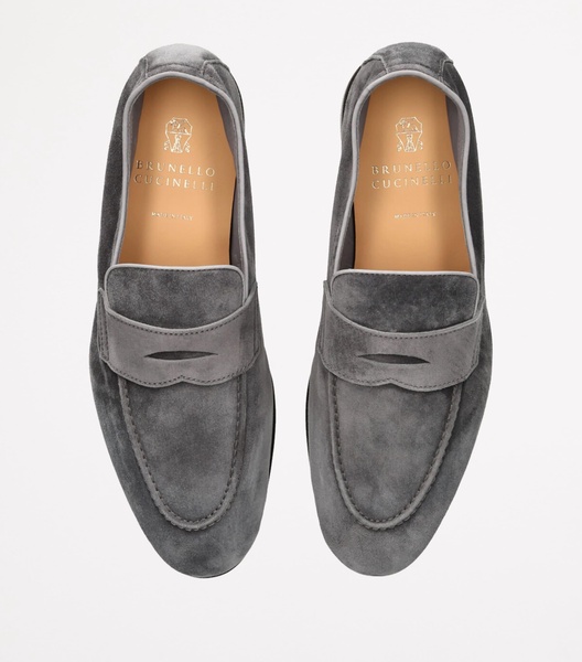 Suede Penny Loafers