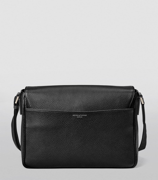 Leather Reporter Messenger Bag