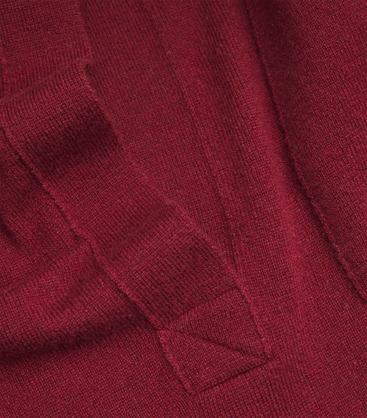 Virgin Wool-Cashmere Polo Sweater