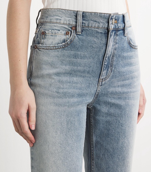 Embellished-Cuff Weezy Jeans
