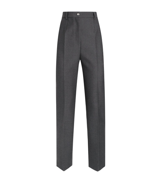 Virgin Wool Tailored Trousers