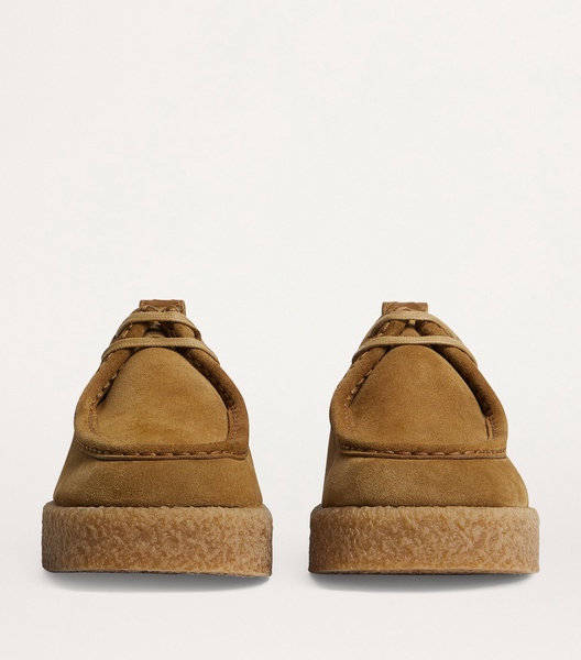 Suede Lace-Up Torino Loafers