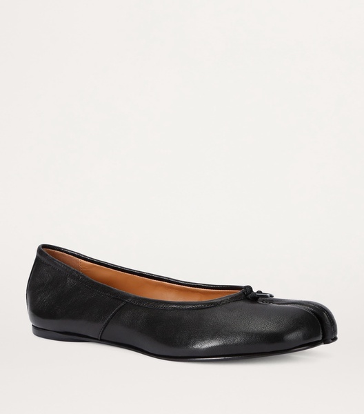 Leather Tabi Ballerina Flats