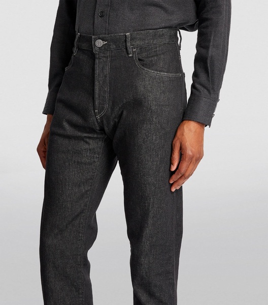 Straight Mid-Rise Jeans