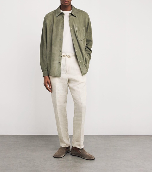 Linen Drawstring Trousers